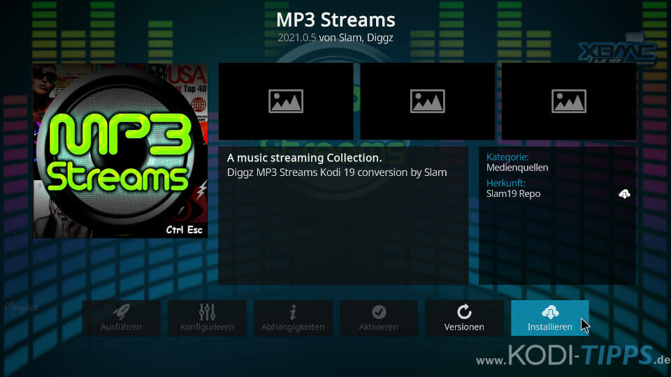 Instalar el addon MP3 Streams Kodi - Paso 8