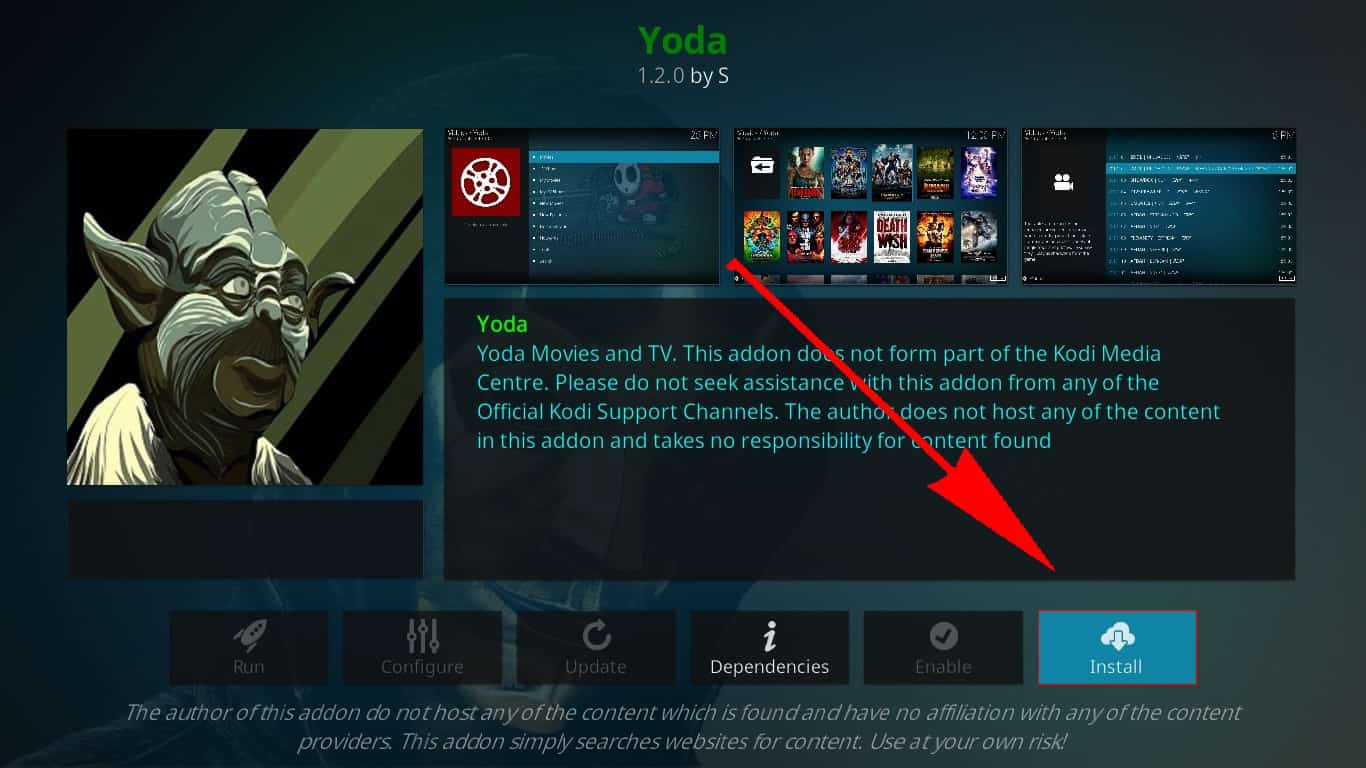 7 Cómo instalar el addon Yoda Kodi Instalar