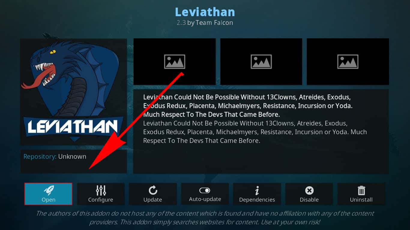 9 Cómo instalar Leviathan Kodi Addon Open
