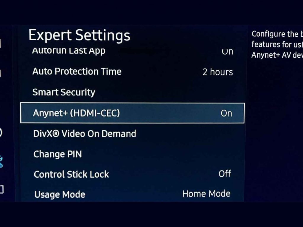 habilite HDMI-CEC en su televisor 