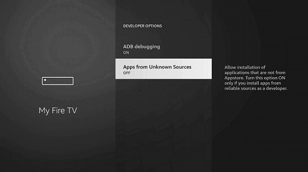 Active aplicaciones de fuentes desconocidas para instalar Solex TV APK